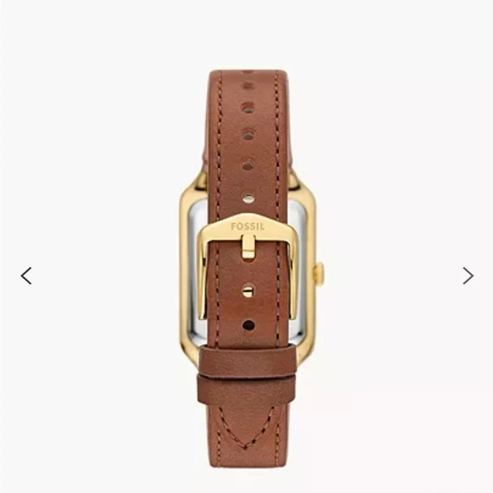 COPY - Fossil watch: Raquel Three-Hand Date Medium Brown Leather Watch - Picture 2 of 5